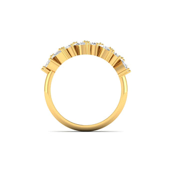 Ivana Jewels Rings 0.89 Cts Marquise-Cut Diamond Eternity Ring
