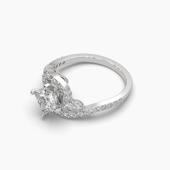 Ivana Jewels Rings 1.25 Carat Solitaire Diamond Princess Perfection Ring