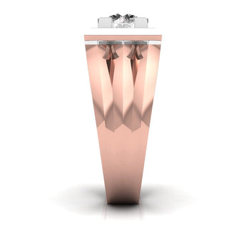 Ivana Jewels Rings 1 Carat Majestic Square Solitaire Ring