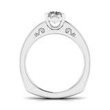 Ivana Jewels Rings 1 carat Solitaire Round Diamond Vintage Solitaire Ring
