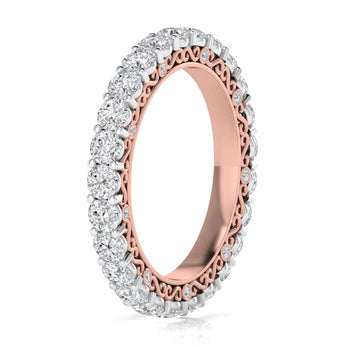 Ivana Jewels Rings 2.25 Carats Round Cut Eternity Ring