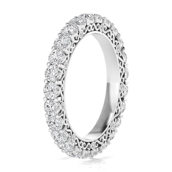 Ivana Jewels Rings 2.25 Carats Round Cut Eternity Ring