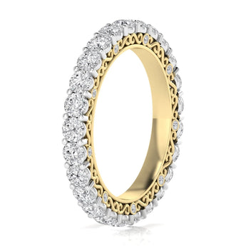 Ivana Jewels Rings 2.25 Carats Round Cut Eternity Ring