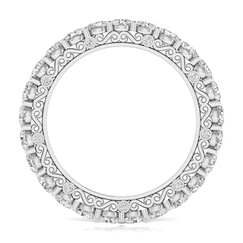 Ivana Jewels Rings 2.25 Carats Round Cut Eternity Ring
