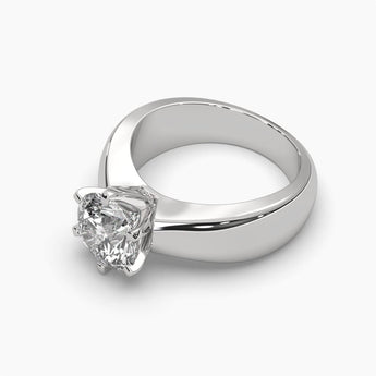 Ivana Jewels Rings 2 Carat Classic Solitaire Round Diamond Eternal Elegance Ring