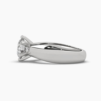 Ivana Jewels Rings 2 Carat Classic Solitaire Round Diamond Eternal Elegance Ring