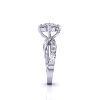 Ivana Jewels Rings 2 Carat Round Cut Diamond Centre Solitaire Ring