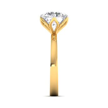 Ivana Jewels Rings 2 Carat Solitaire Diamond Engagement Ring