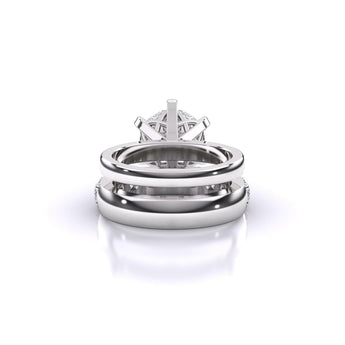 Ivana Jewels Rings 2 Carat Solitaire Entwined Diamond Ring