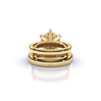 Ivana Jewels Rings 2 Carat Solitaire Entwined Diamond Ring