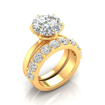 Ivana Jewels Rings 2 Carat Solitaire Entwined Diamond Ring
