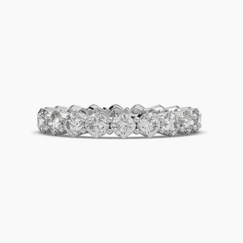 Ivana Jewels Rings 3.2 Carat SQUARE CUSHION Shape Diamond Band Ring