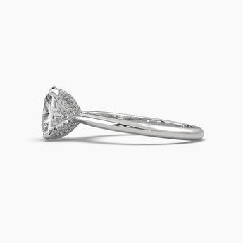 Ivana Jewels Rings 3.25 Carat Cushion Fancy Shape Solitaire Diamond Ring