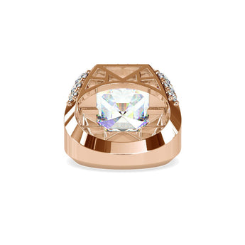 Ivana Jewels Rings 3 Carat Radiant Cut Halo Engagement Ring