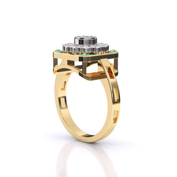 Ivana Jewels Rings Azure Embrace Ring