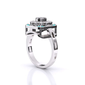 Ivana Jewels Rings Azure Embrace Ring