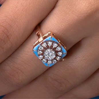 Ivana Jewels Rings Azure Embrace Ring