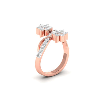 Ivana Jewels Rings Bridal Diamond Floral Cluster Ring