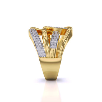 Ivana Jewels Rings Classy Shimmering Cluster Ring