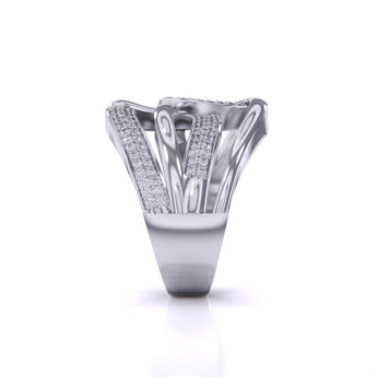 Ivana Jewels Rings Classy Shimmering Cluster Ring