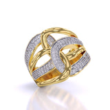 Ivana Jewels Rings Classy Shimmering Cluster Ring