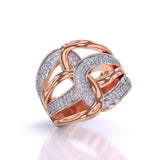 Ivana Jewels Rings Classy Shimmering Cluster Ring