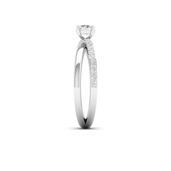 Ivana Jewels Rings Engagement Ring with Brilliant-Cut Solitaire Diamond