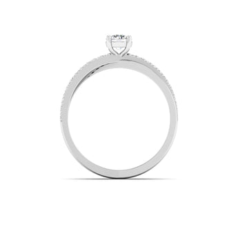 Ivana Jewels Rings Engagement Ring with Brilliant-Cut Solitaire Diamond
