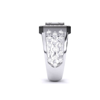 Ivana Jewels Rings Fancy Baguette & Round Shape Diamonds Ring