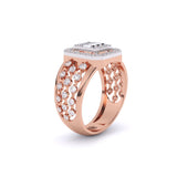 Ivana Jewels Rings Fancy Baguette & Round Shape Diamonds Ring