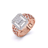 Ivana Jewels Rings Fancy Baguette & Round Shape Diamonds Ring