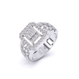 Ivana Jewels Rings Fancy Baguette & Round Shape Diamonds Ring