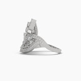 Ivana Jewels Rings Marquise & Round Cut Diamond Leaf Style Ring