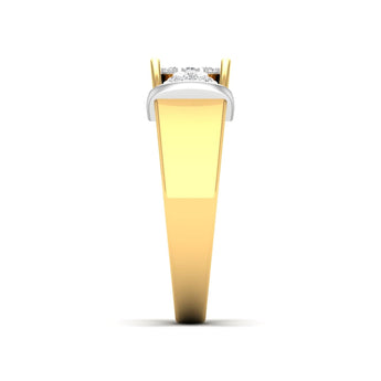 Ivana Jewels Rings Men's Three-Stone Diamond Band