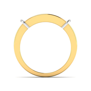 Ivana Jewels Rings Men's Three-Stone Diamond Band