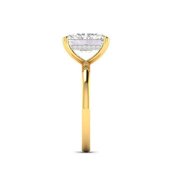 Ivana Jewels Rings Radiant Cut Diamond Solitaire Ring