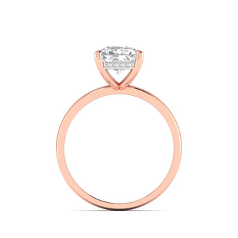 Ivana Jewels Rings Radiant Cut Diamond Solitaire Ring