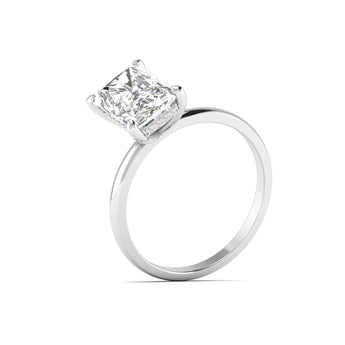 Ivana Jewels Rings Radiant Cut Diamond Solitaire Ring