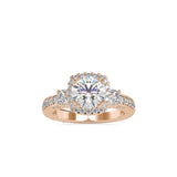 Ivana Jewels Rings Rose Gold / 14KT 1.75 Carat Round Solitaire Diamond Verragio Insignia Engagement Ring