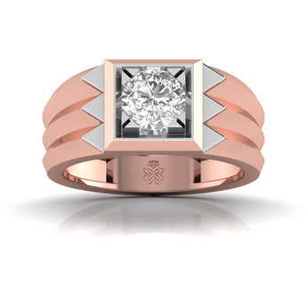 Ivana Jewels Rings Rose Gold / 14KT 1 Carat Majestic Square Solitaire Ring