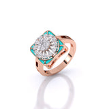 Ivana Jewels Rings Rose Gold / 14KT Azure Embrace Ring