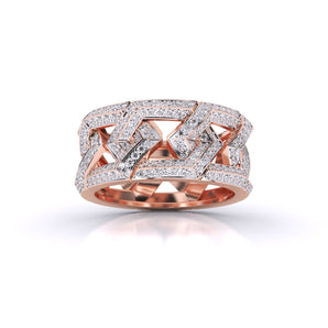 Ivana Jewels Rings Rose Gold / 14KT Brilliant Round Cut Diamond Universal Ring