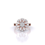 Ivana Jewels Rings Rose Gold / 14KT Daily Radiance Floral Ring