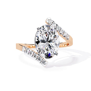 Ivana Jewels Rings Rose Gold / 14KT Designer diamond ring