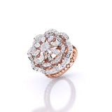 Ivana Jewels Rings Rose Gold / 14KT Diamond Charm Ring