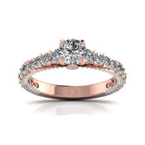 Ivana Jewels Rings Rose Gold / 14KT Diamond Infinity Sparkle