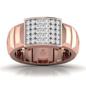 Ivana Jewels Rings Rose Gold / 14KT Dominance in Style Band Ring