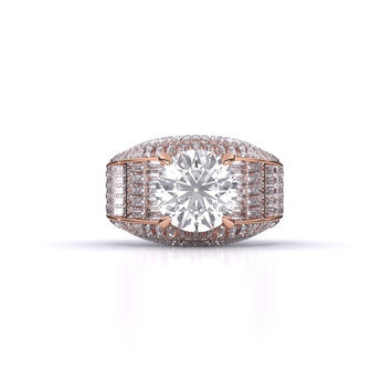 Ivana Jewels Rings Rose Gold / 14KT Eternal Harmony Round Solitaire