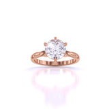 Ivana Jewels Rings Rose Gold / 14KT Everyday Elegance Solitaire