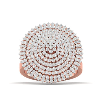 Ivana Jewels Rings Rose Gold / 14KT Stylish Pyramid-Inspired Luxury Ring with Stunning Finish